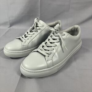 Thursday Everyday Shoes Mens Size 10.5 Gray Leather Low Top Sneakers Portugal